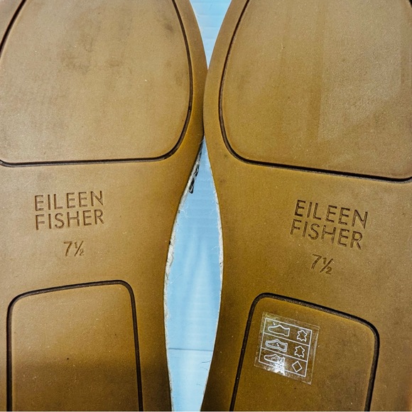 Eileen Fisher Women's Tan Espadrille Shoes Size 7 1/2 - Picture 12 of 13